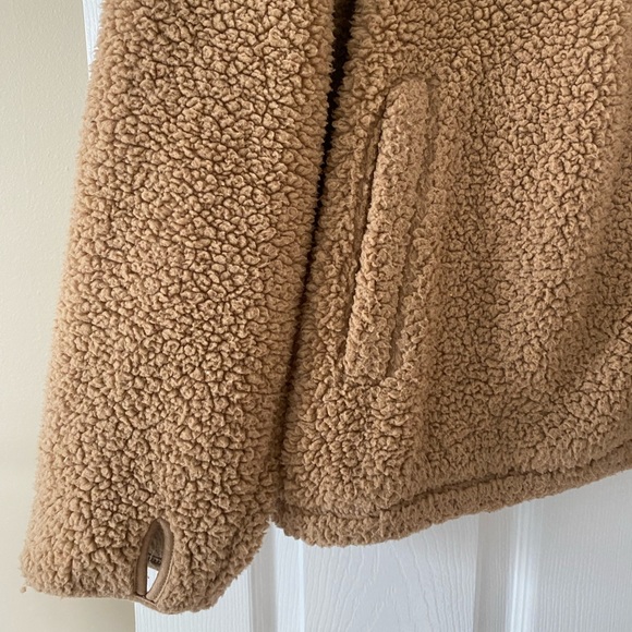 XXL Taupe Sherpa Zip-up Old Navy - Picture 3 of 4